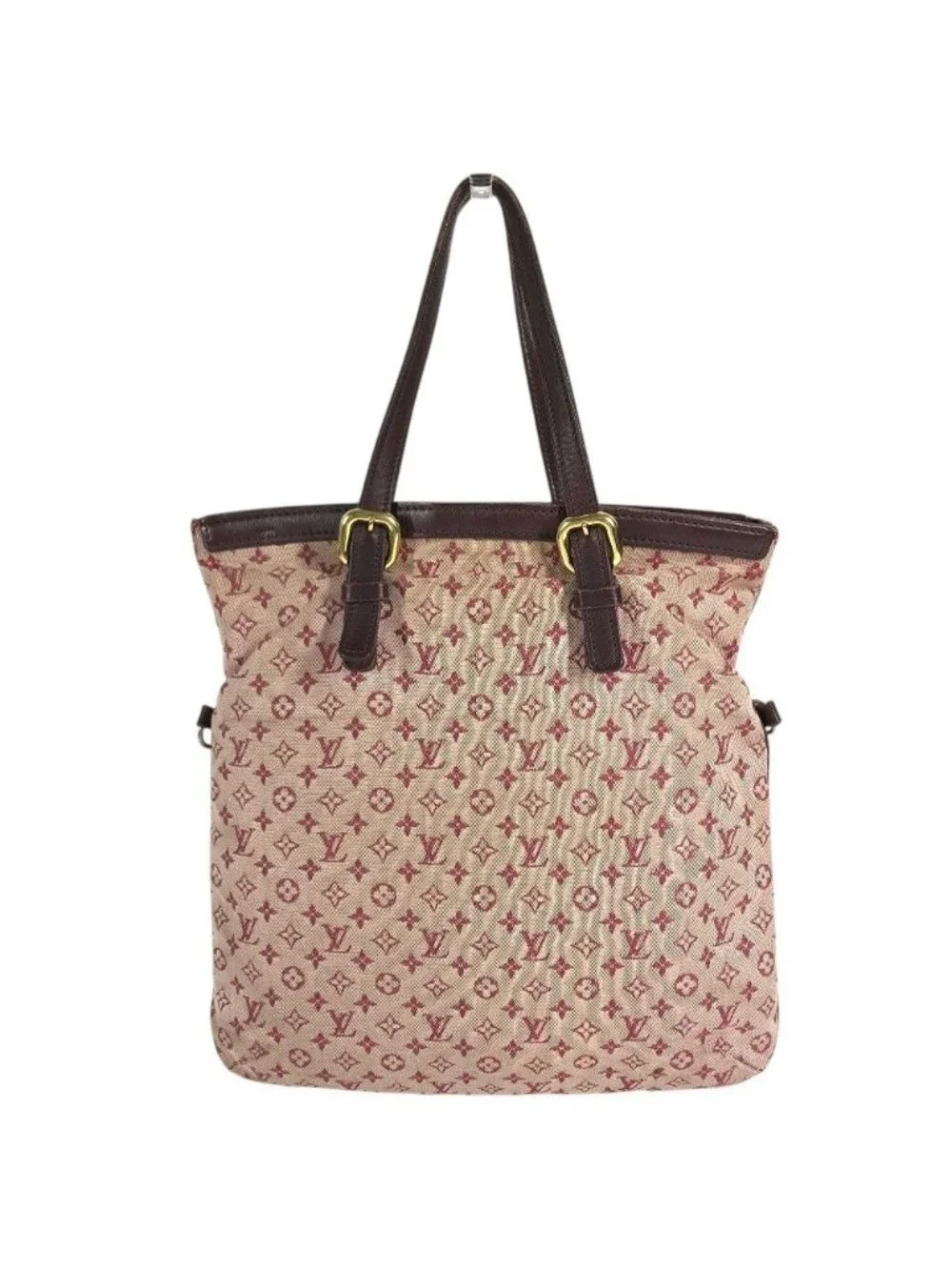 Louis Vuitton Tote Francoise Monogram Mini Canvas Cerise